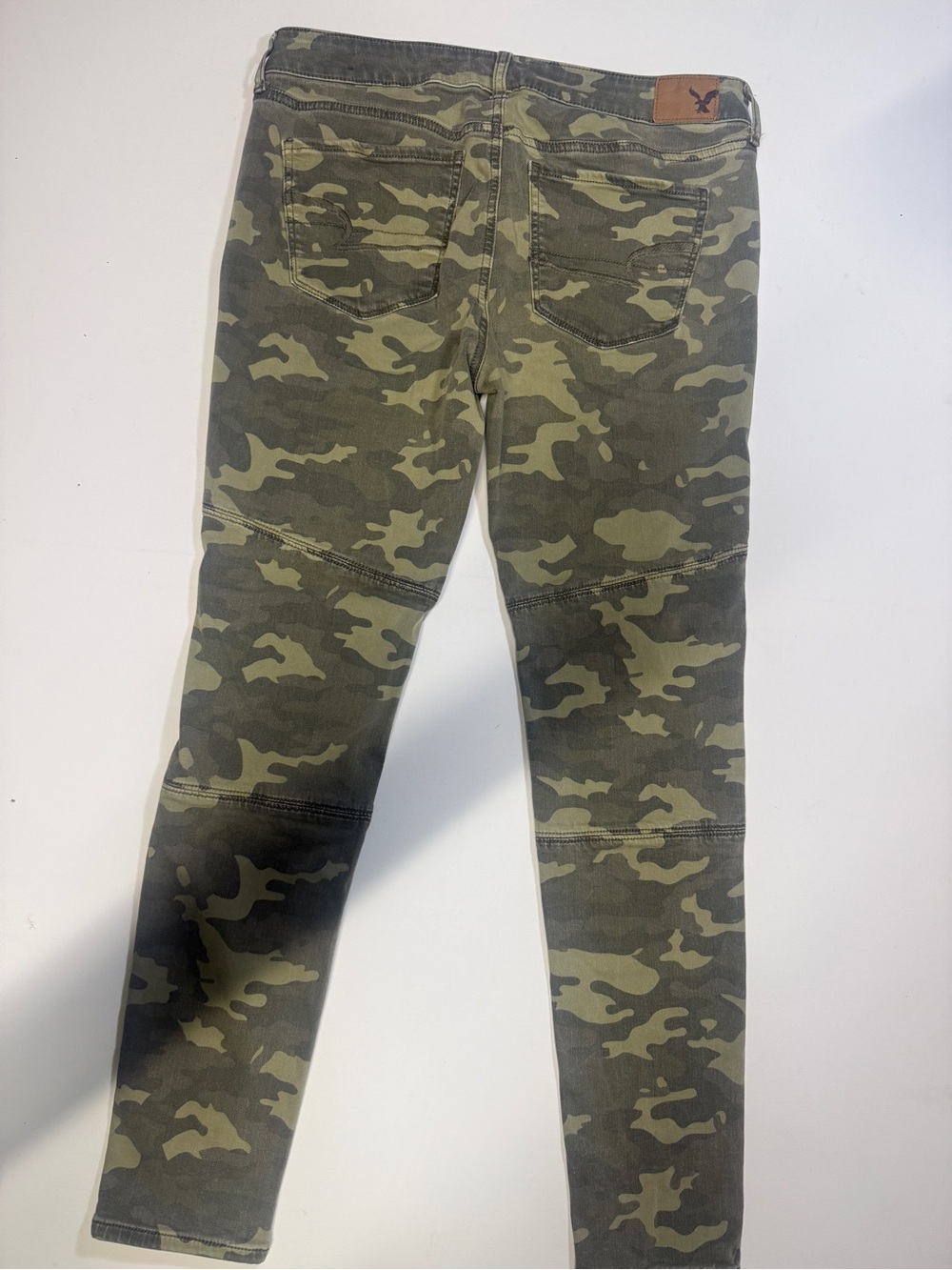 American Eagle Outfitters Olive Camo Skinny Jeans - Picture 9 of 10